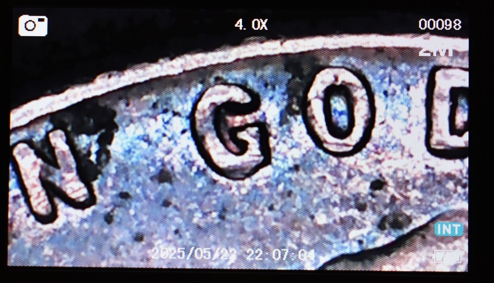 1963 Penny Error Die Break One Cent US Minted Coin Multi Error Doubling Pillars