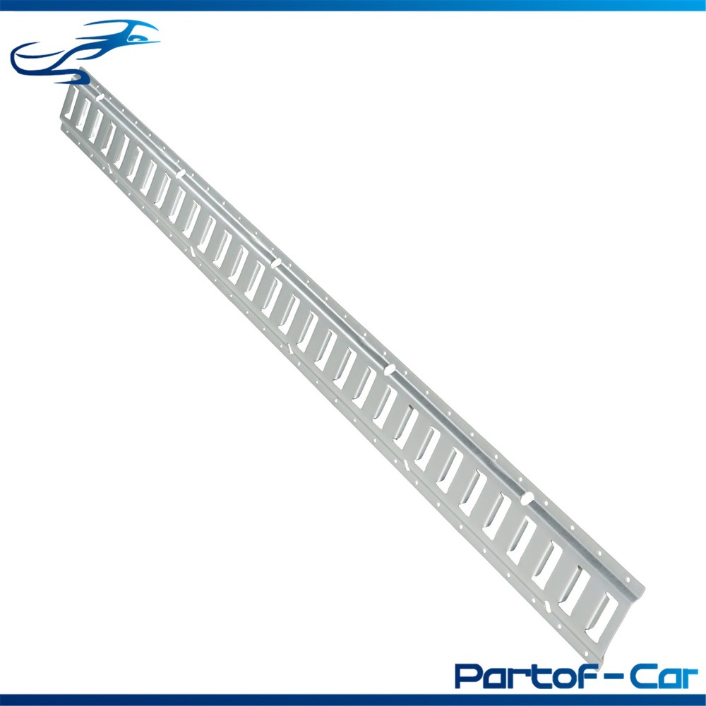 32 Piece E Track Bundle: 5' Silver Galvanized Rails, End Caps, Straps, O Rings