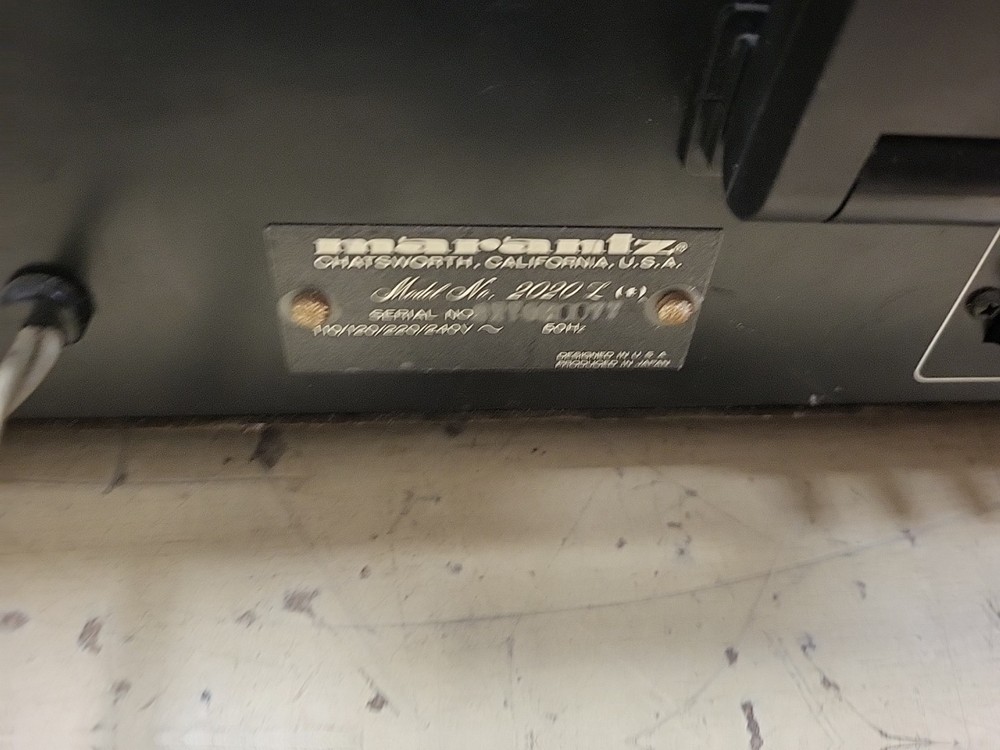 MARANTZ 2020L Stereo Tuner - Working