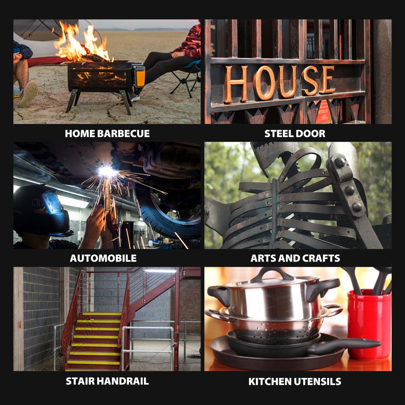 5 in 1 MIG/CUT/TIG/MMA Welder 250A MIG Welder Plasma Cutter 220V Gas/Gasless US