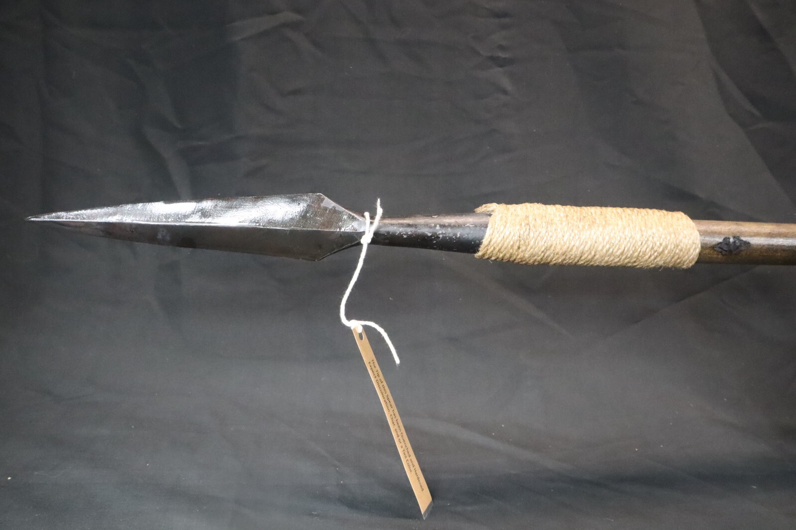 Battle Ready Razor Sharp Harden Spear, 68" High Carbon Steel Functional Spear