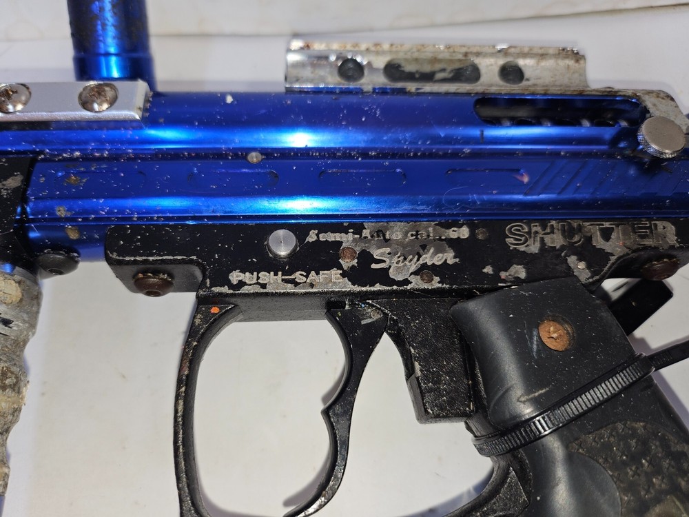 Dye Spyder Paintball Java Edition Semi-Auto .68 Cal Shutter - BLUE