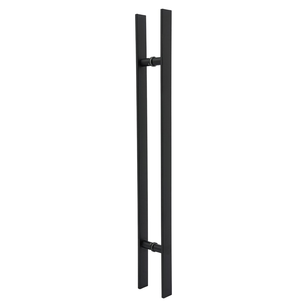 Stylish Black Stainless Steel Push Pull Door Handle for Easy Access