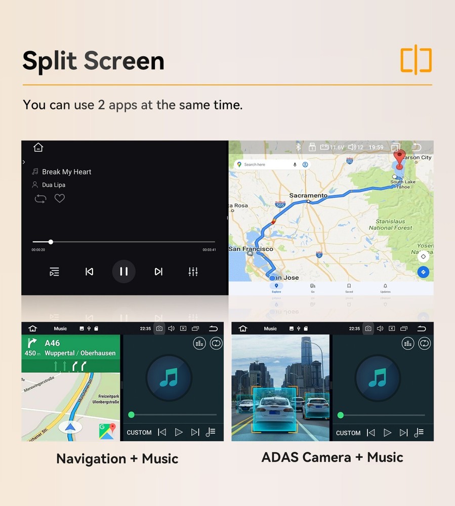 10.25" For BMW E81 E82 E87 E88 Without Screen Android Car Stereo Radio Head Unit