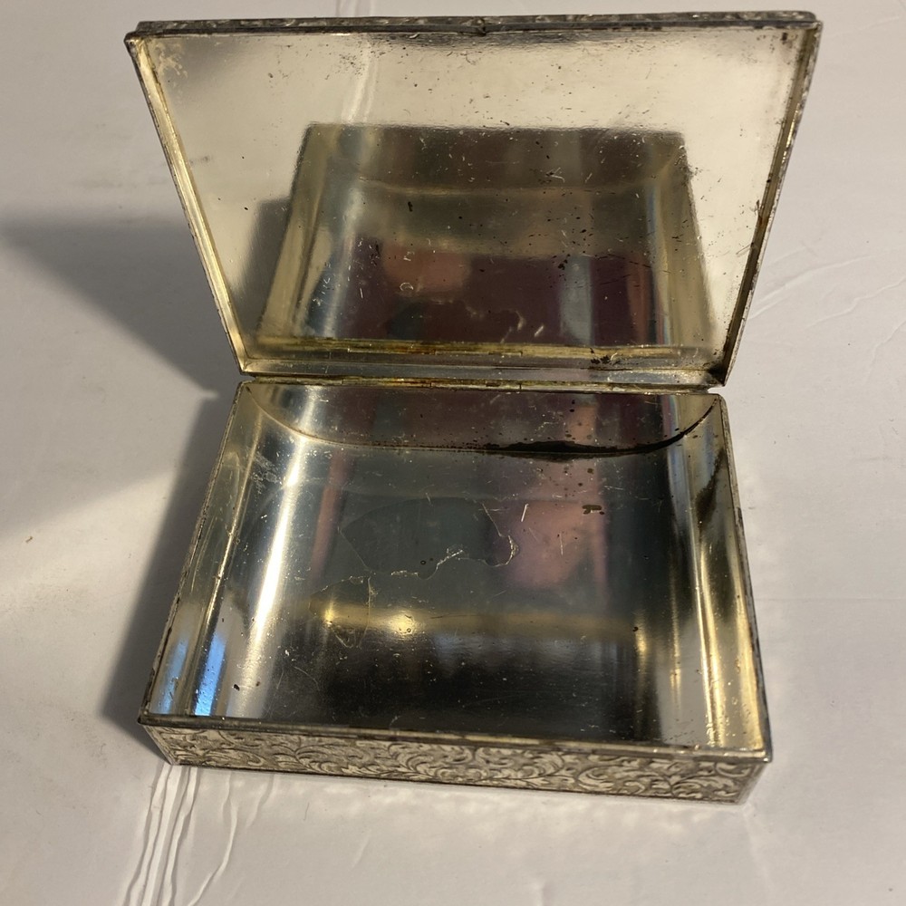 Vintage Silver Cigarette Box