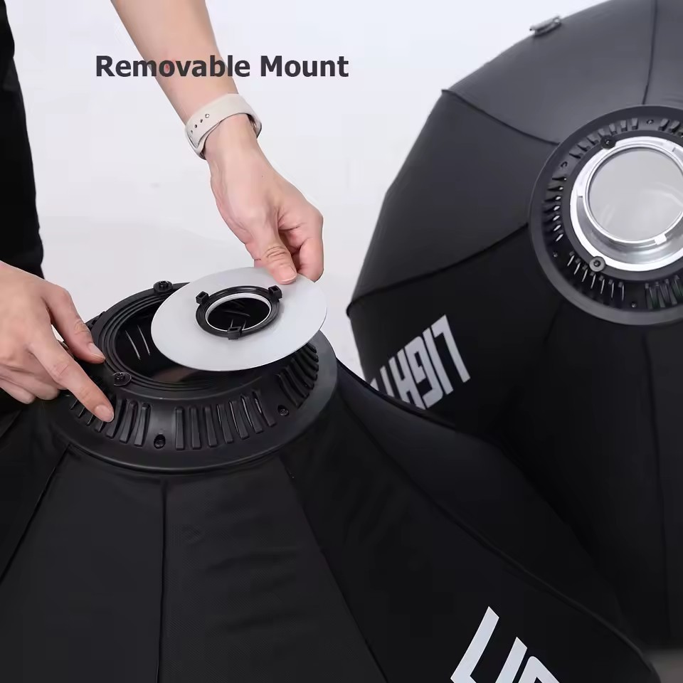 FlyNoodle Air Dome Pro 90 Inflatable Softbox Bowens Mount for Led Flash Light