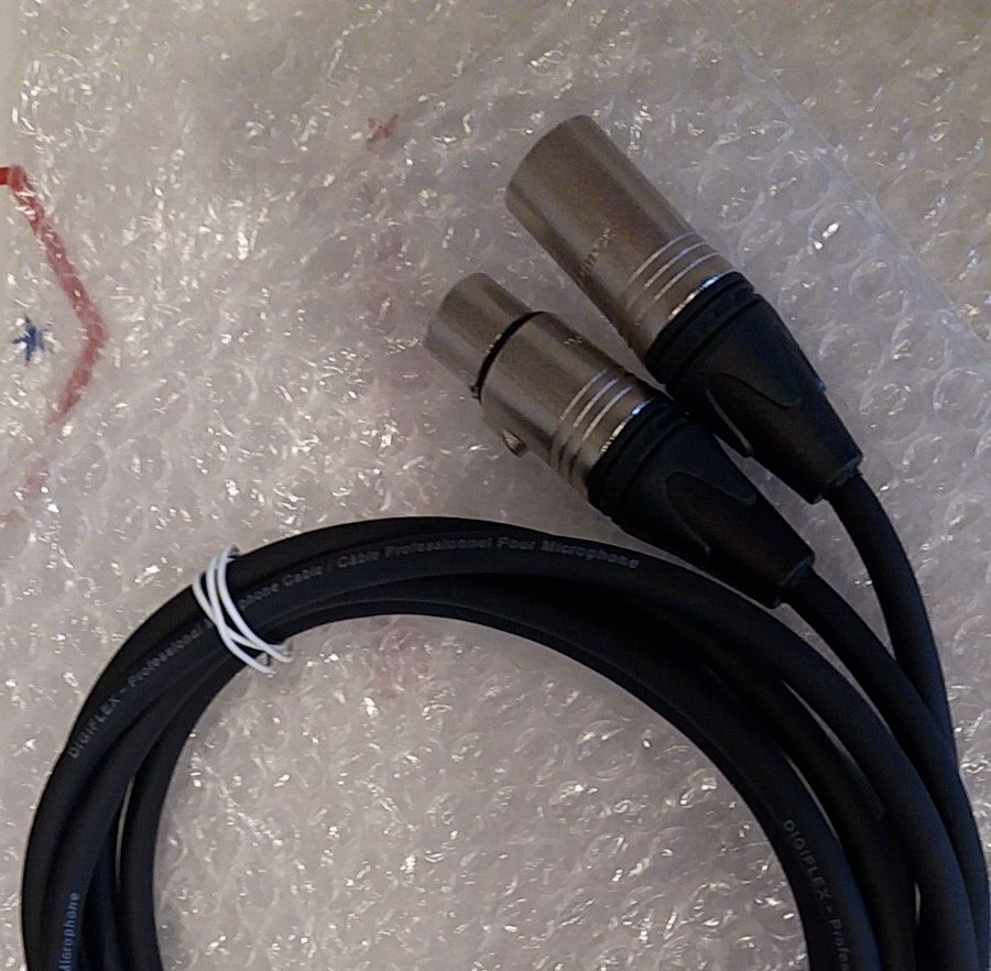 Neutrik Professional Microphone Cable, BLACK.