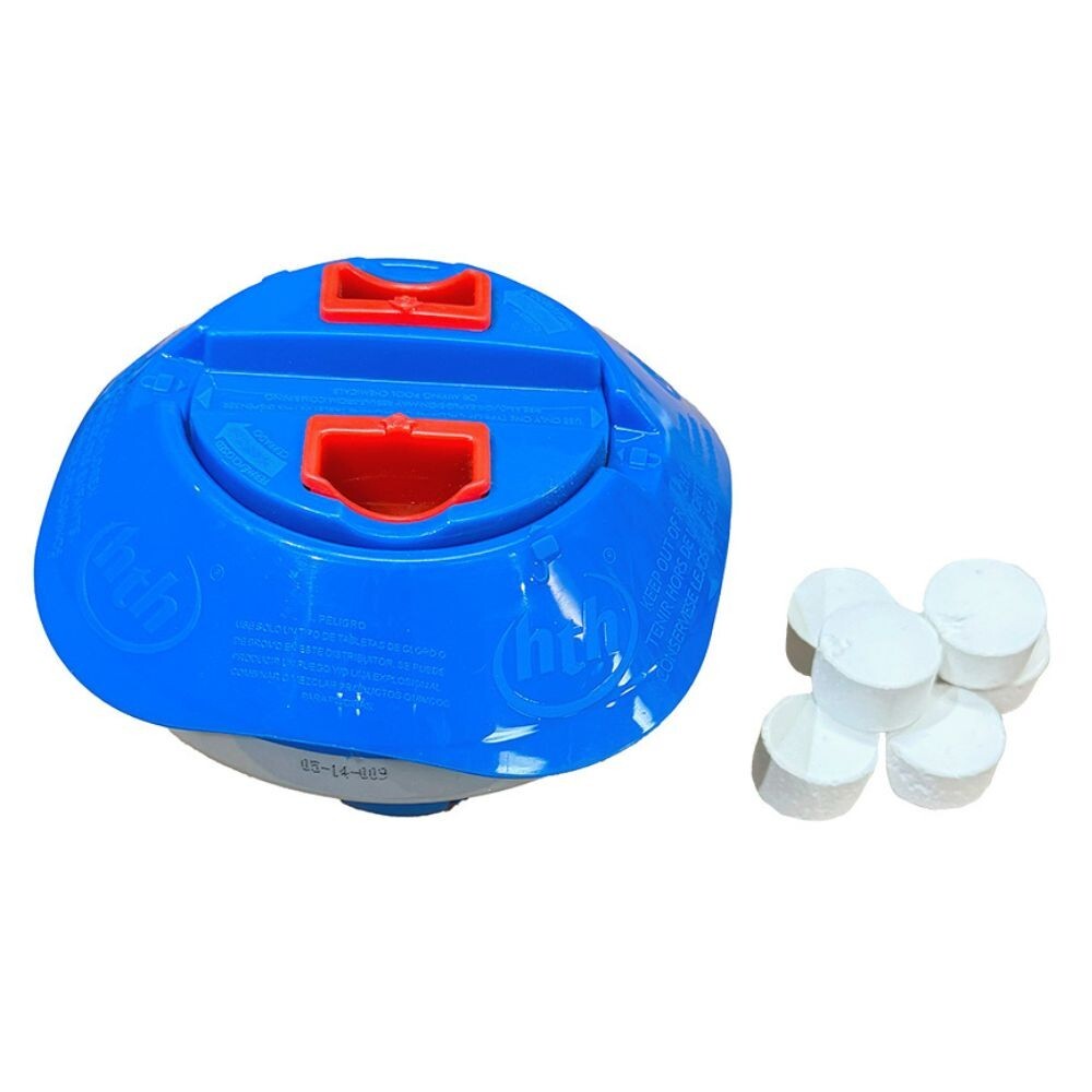 Small Above Ground Spa/Hot Tub Dispenser 1" Chlorine/Bromine Tablet Floater 2 PK