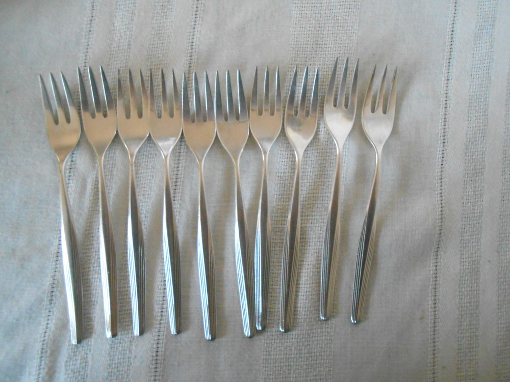 WMF Hanover silver flatware Germany 10 pcs seafood forks