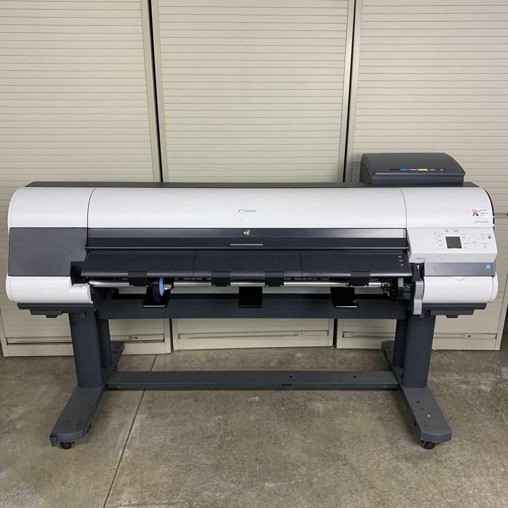 Canon iPF830 RMC-K10421 Wide Format Plotter Tested