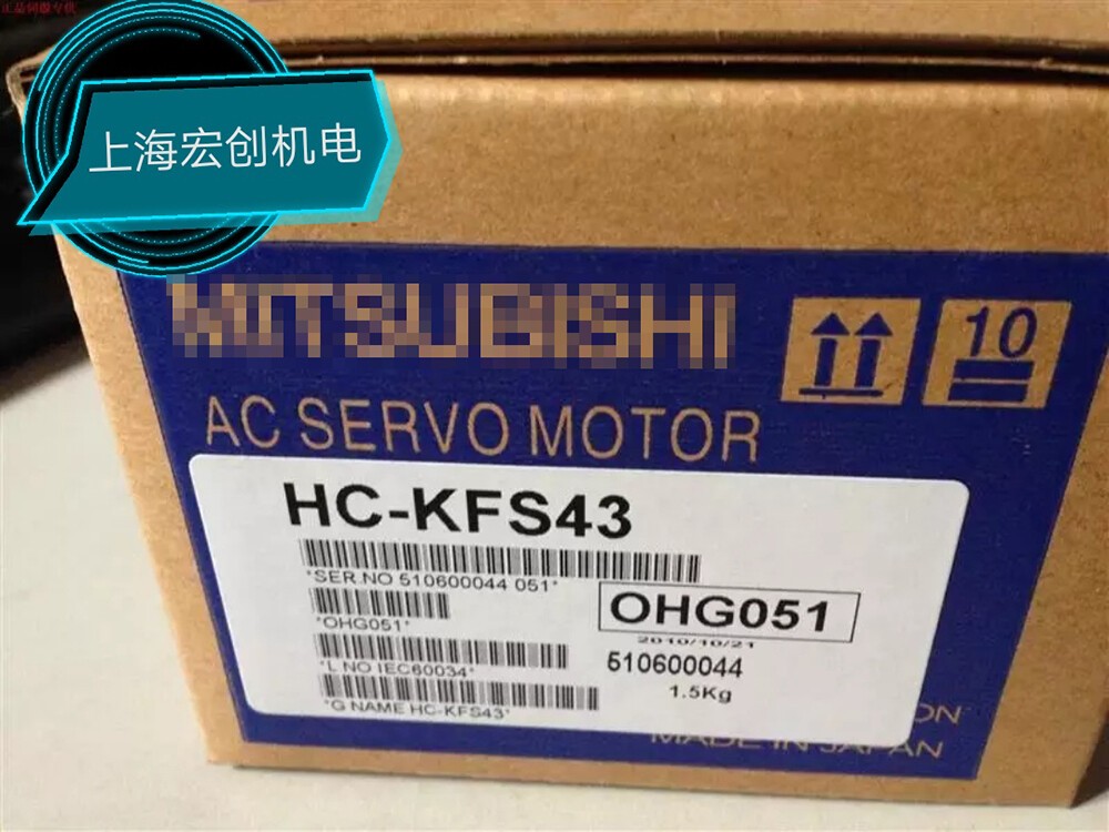 For   servo motor HC-KFS43