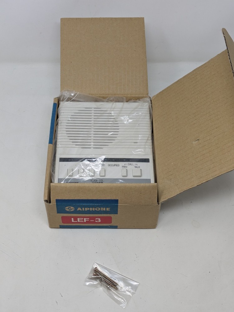 Aiphone Intercom LEF-3 Open Voice Selective 3-Call Master Door Stations NEW