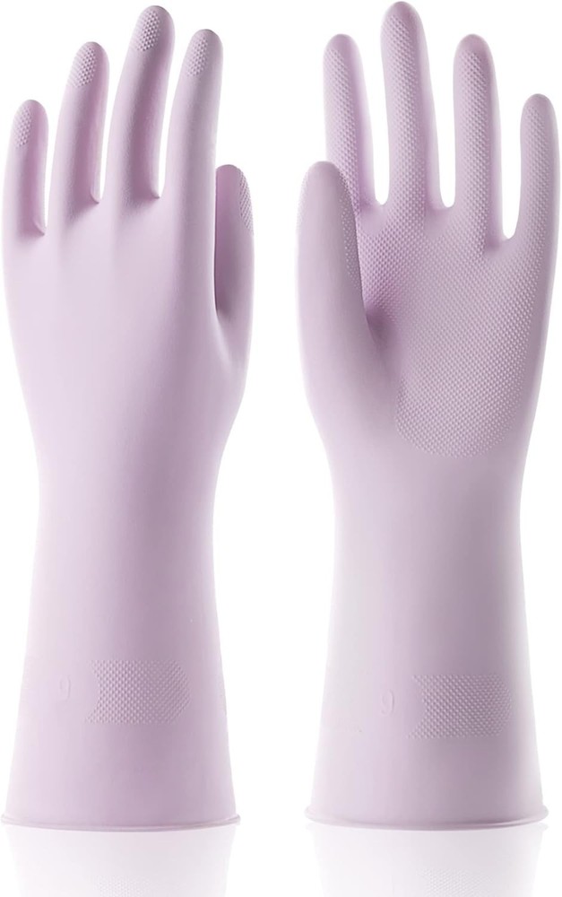 Eco-Friendly Medium Cleaning Gloves with Soft Lining & Secure Non-Slip Grip