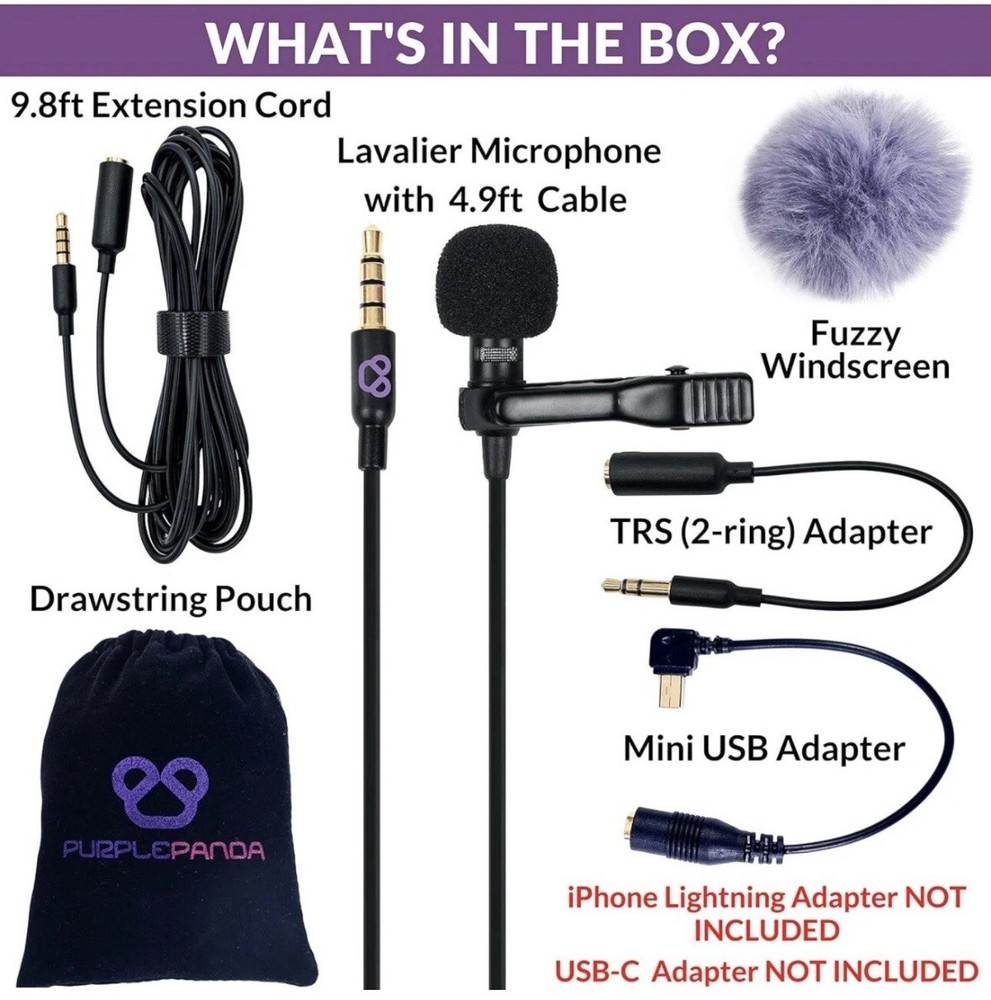 Purple Panda Microphone Kit -