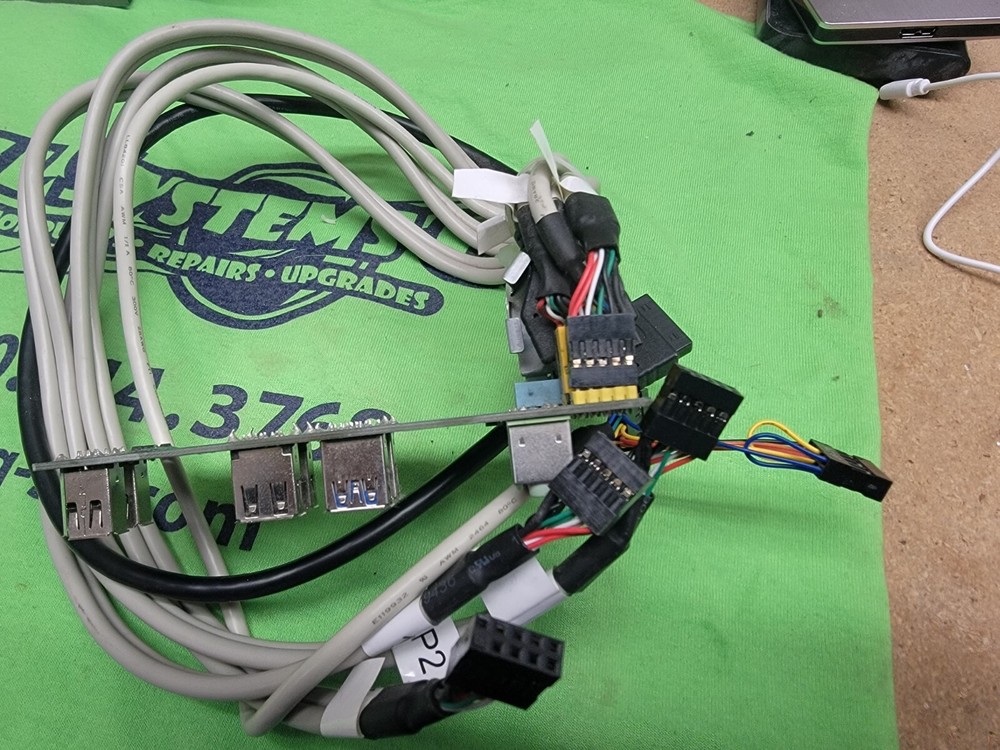 Supermicro FP732 I/O Board with cables