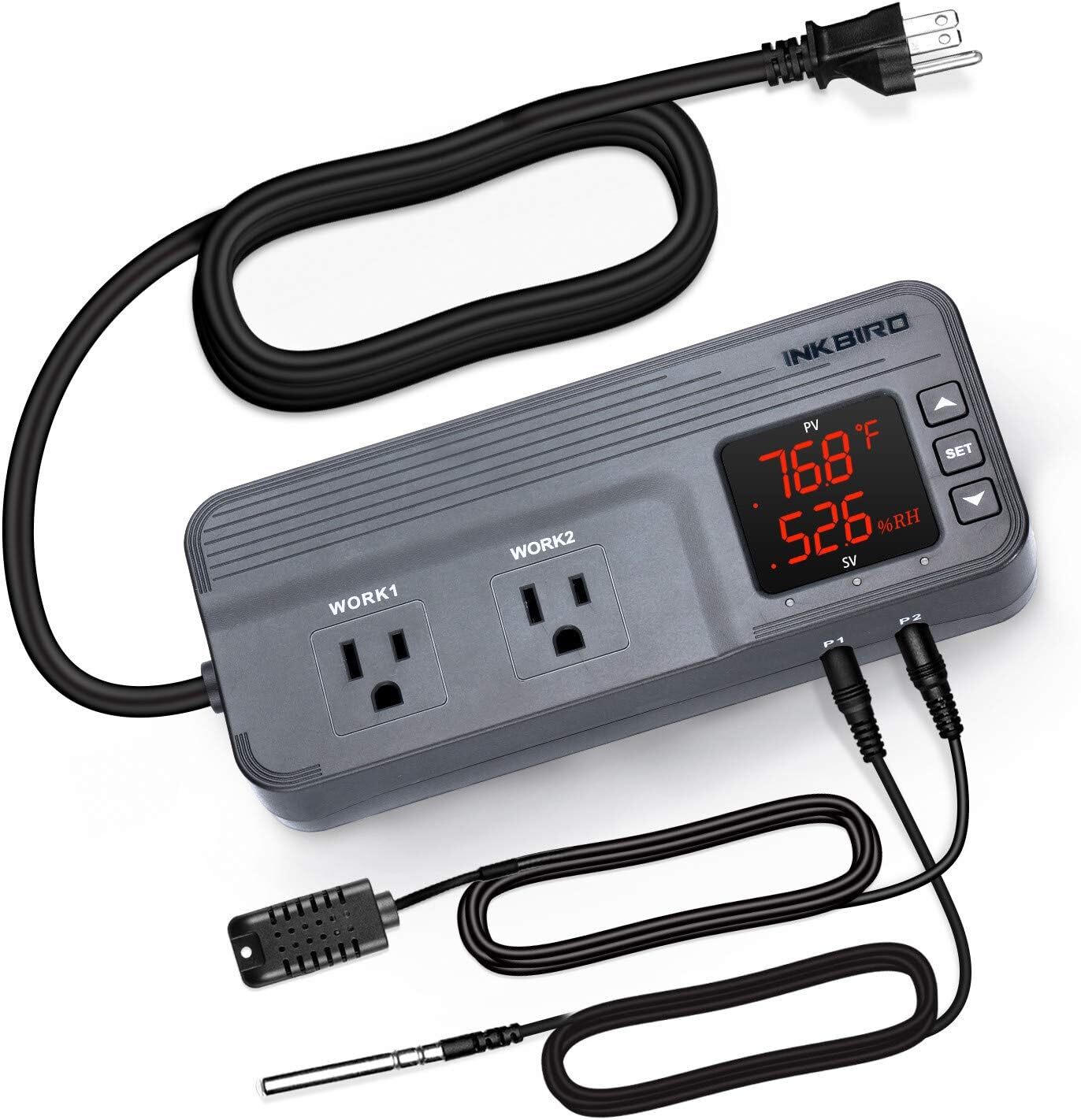 1800W Temperature Controller Humidity Control ITC-608T Seed Germination Brewing