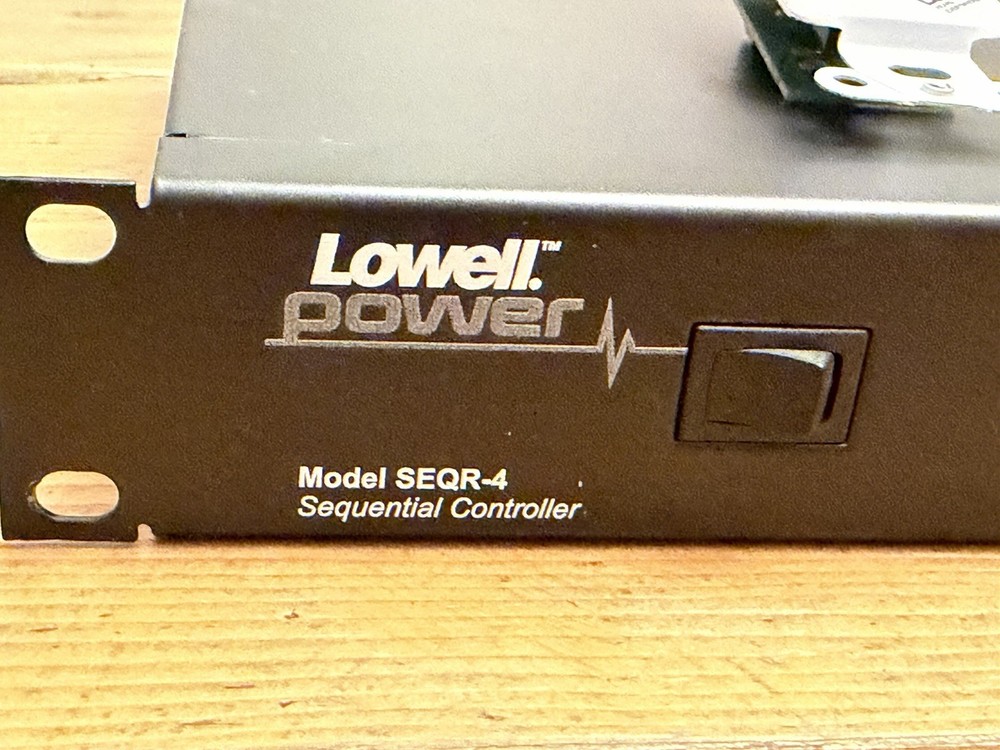 Lowell Model SEQR-4 Sequential Controller Power Sequencer & Rocker Switch