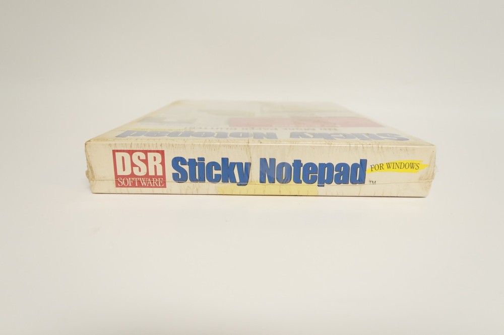 Sticky Notepad for Windows DSR Vintage PC Computer Program Software