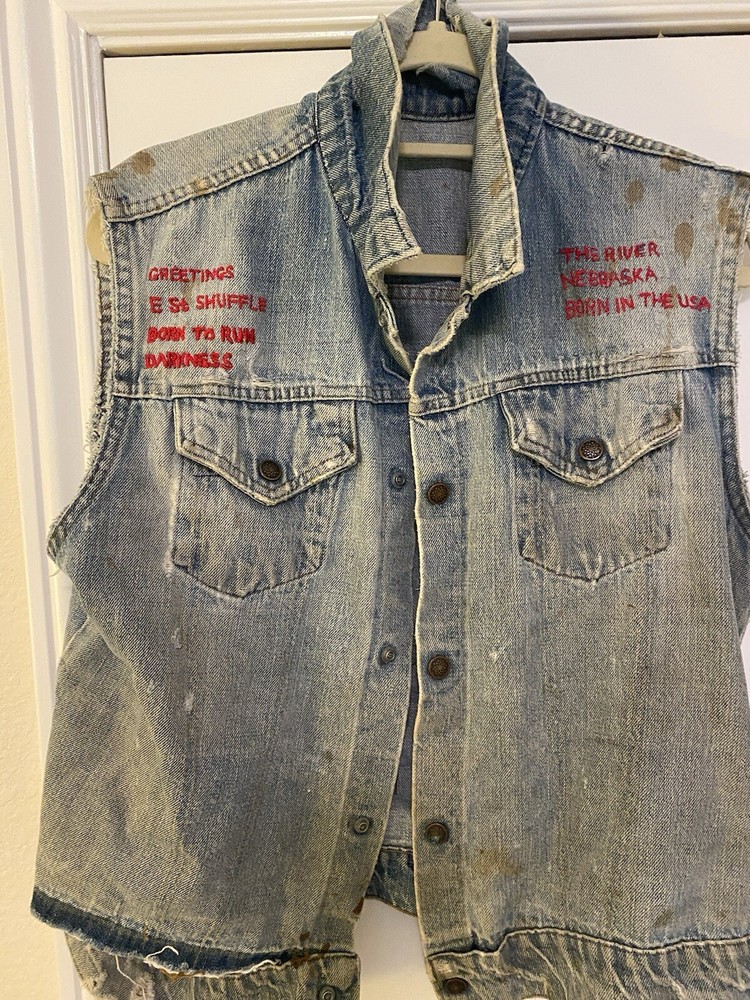 Springsteen Denim Vest With Buttons