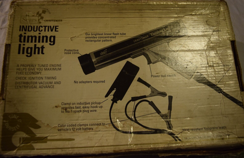 Vintage Sears Craftsman Inductive Timing Light 28-2134 - UNTESTED