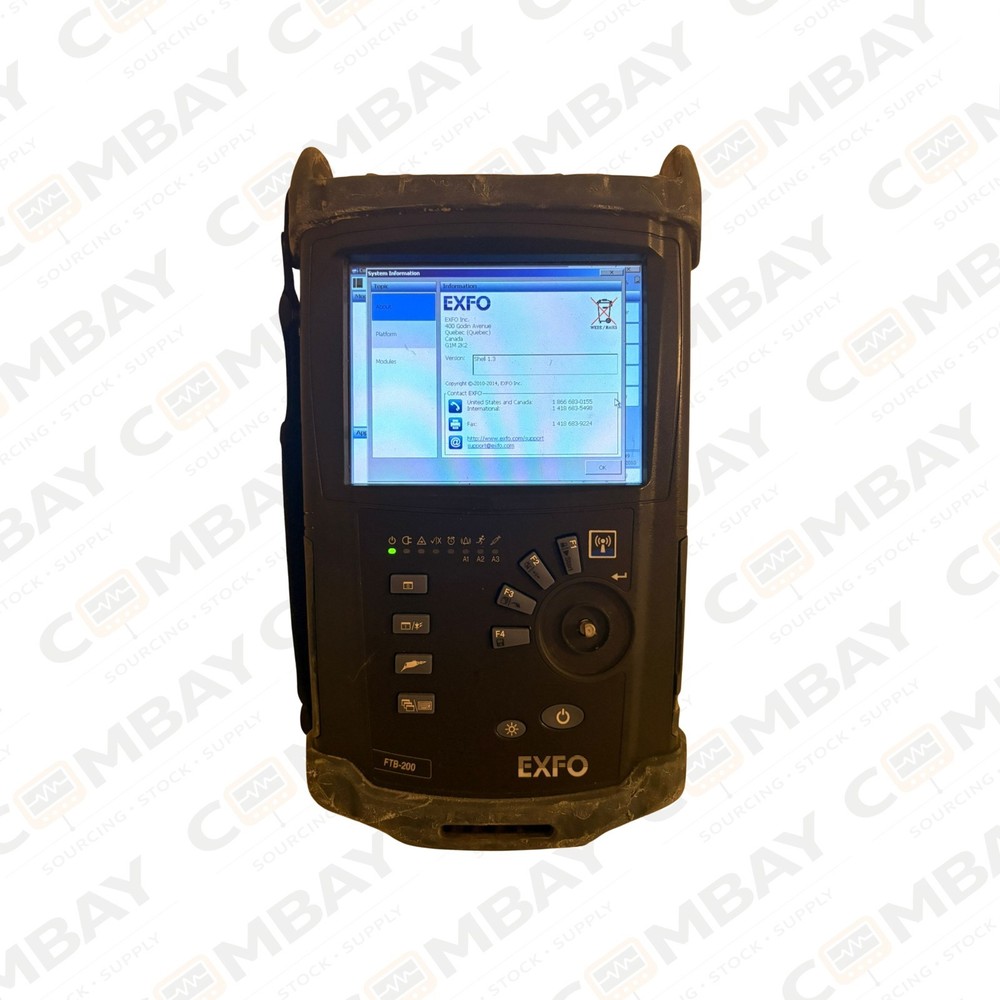 EXFO FTB 200 V2 Mainframe Field Test Platform FTB-200-V2-S1-RF