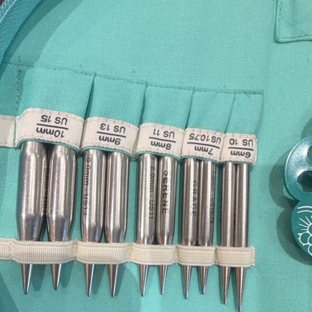 KnitPro Mindful Collection Warmth Set Stainless Steel Interchangeable Circular …