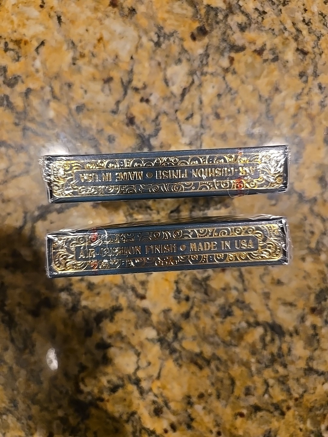 2 Sets of NEW Bicycle Aureo Playing Cards SEALED