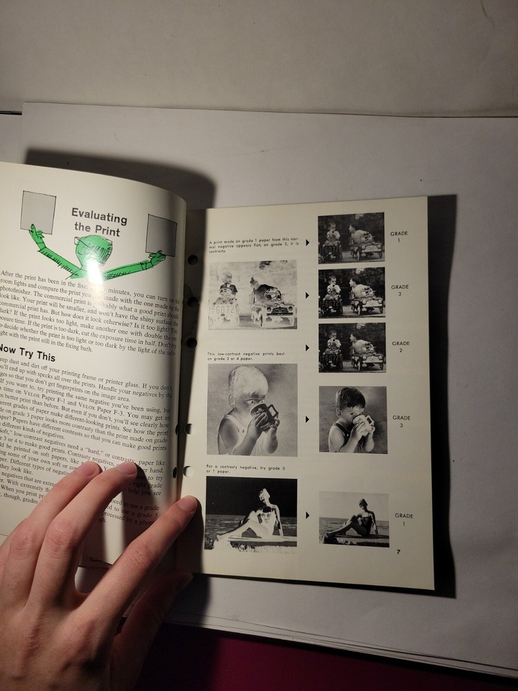 KODAK BASIC DEVELOPING, PRINTING, ENLARGING Paperback 1971 RARE PROMO ITEM