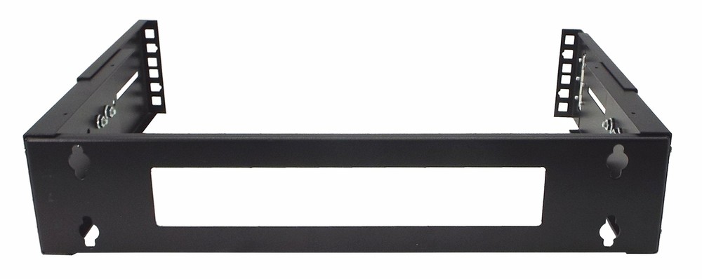 CNAweb 2U 19-Inch Hinged Extendable Wall Mount Bracket Network Equipment Rack