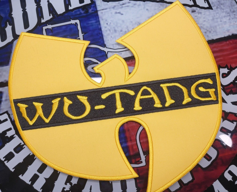 LARGE EMBROIDERED WU-TANG RAP BAND PATCH (Please Read Ad)