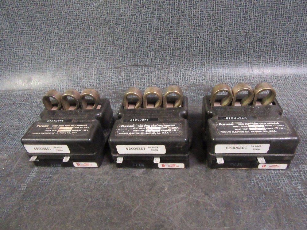 FURNAS SOLID STATE OVERLOAD RELAY 948FA31B TRANE # 13280009