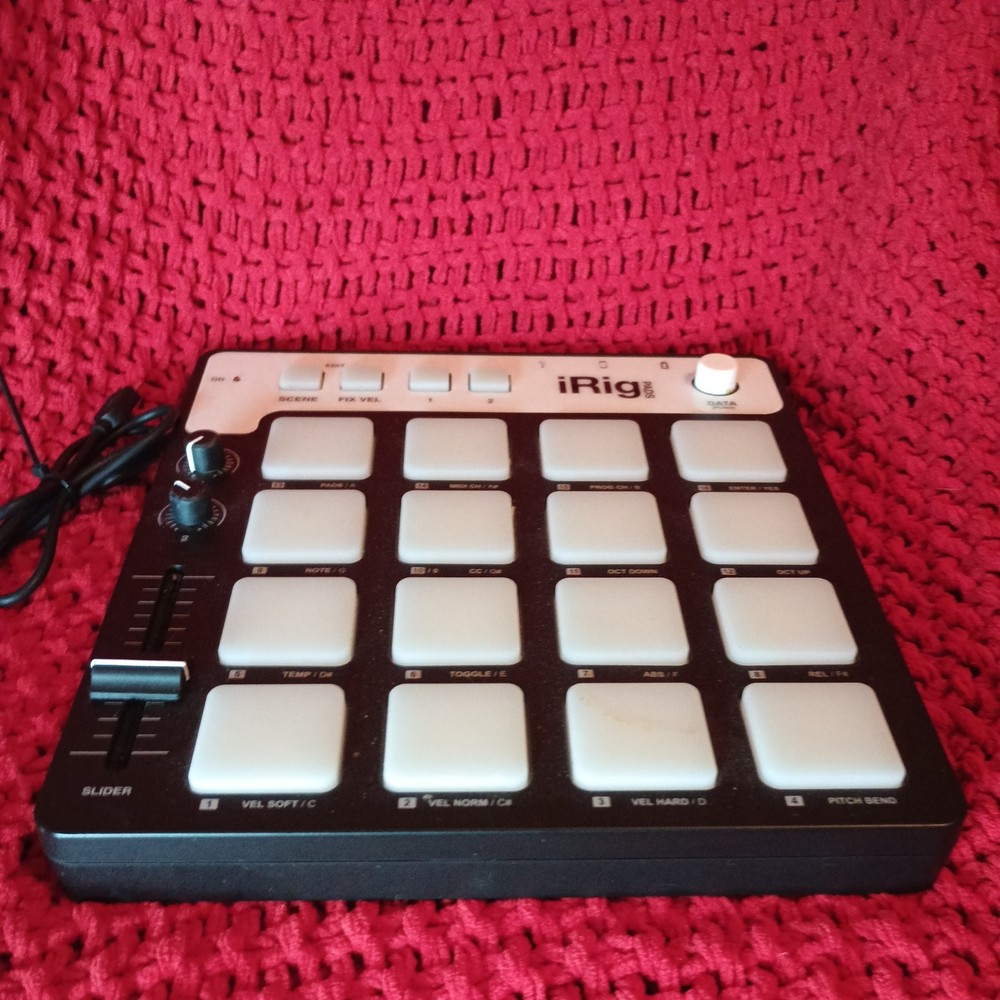 IK Multimedia iRig Pads MIDI groove controller for iPhone, iPad Mac Untested