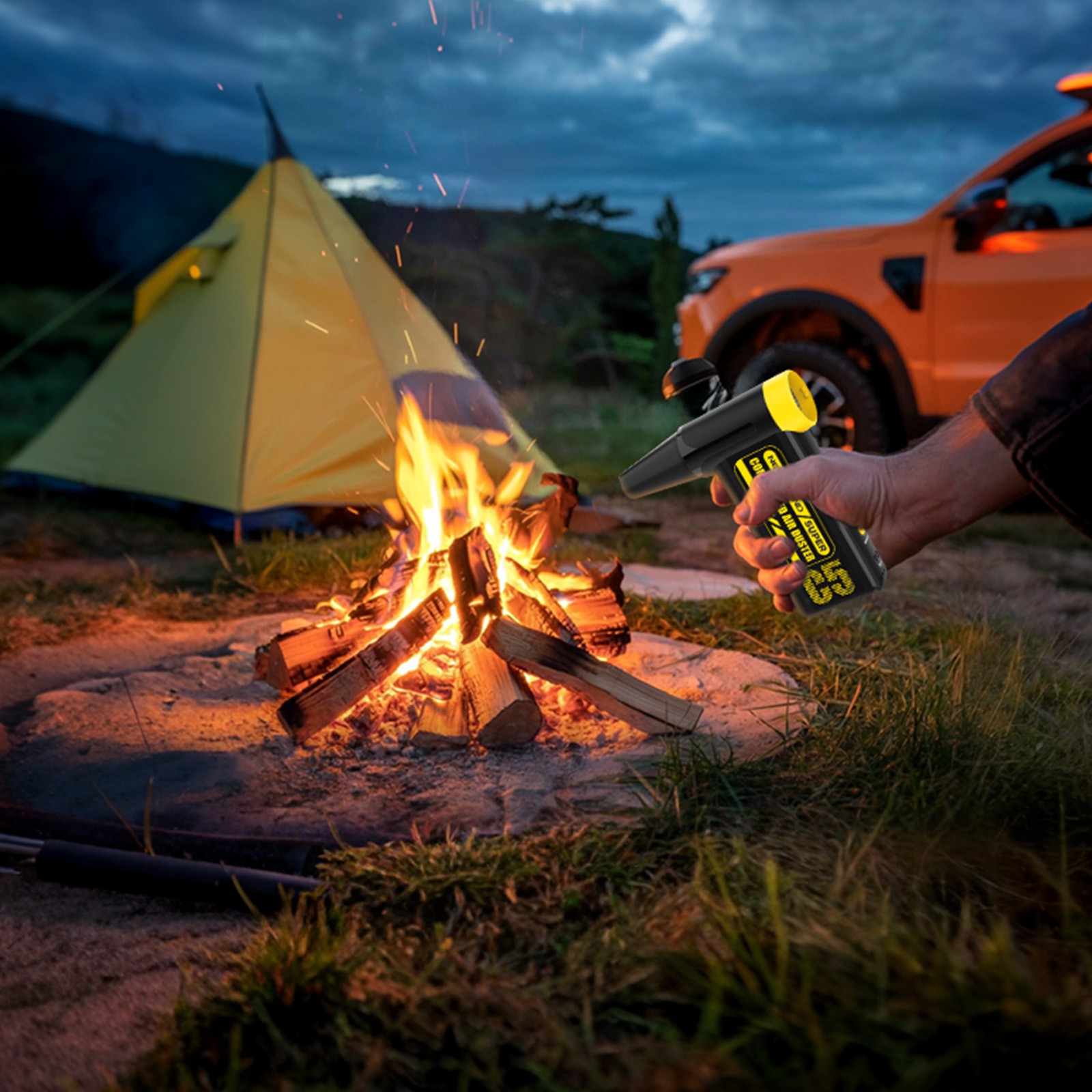 Electric Compressed Air Duster 300000RPM Super Power Cordless Dust Air Blower US