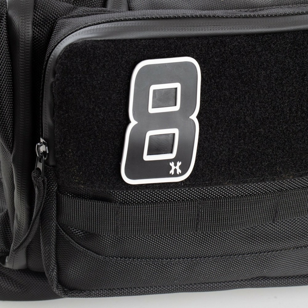 HK Army Rubber Number Patch W/ Hook + Loop - "8" - Paintball