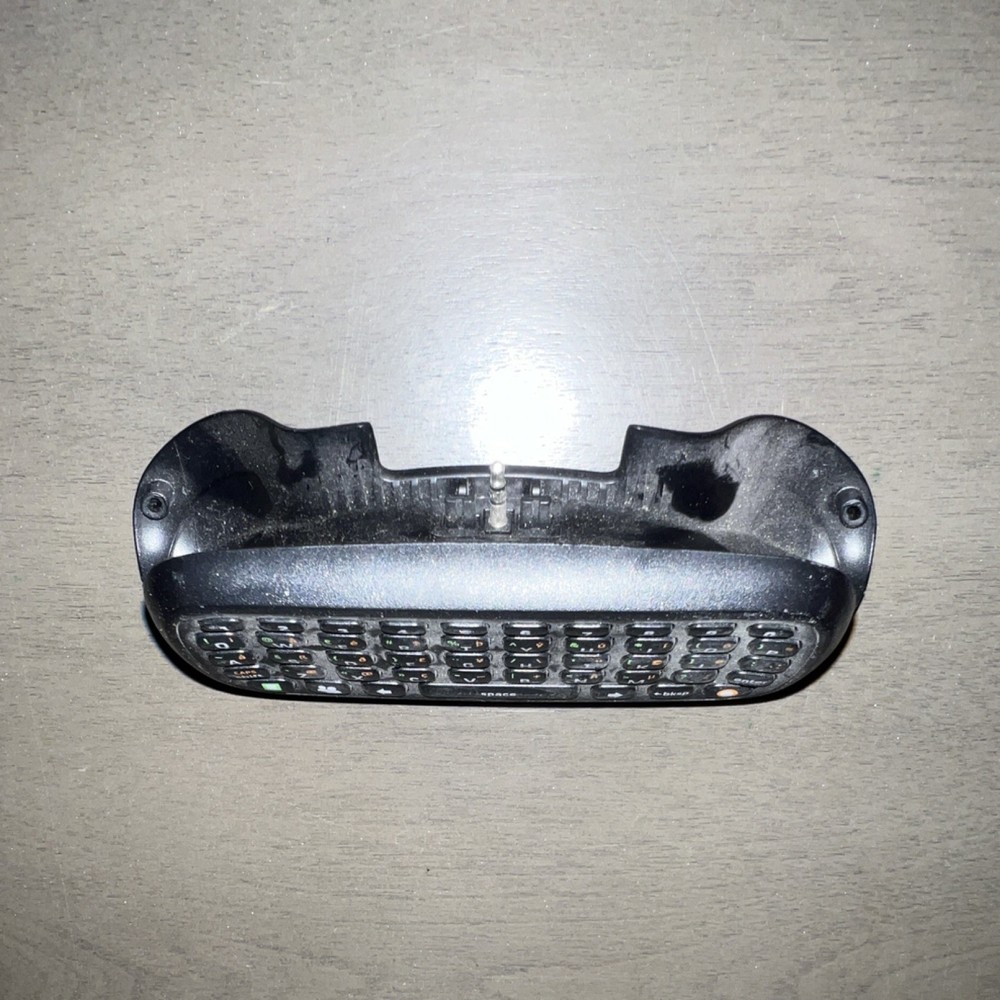 Microsoft Xbox 360 Chatpad Ergonomic Keyboard Attachment Black for Controller