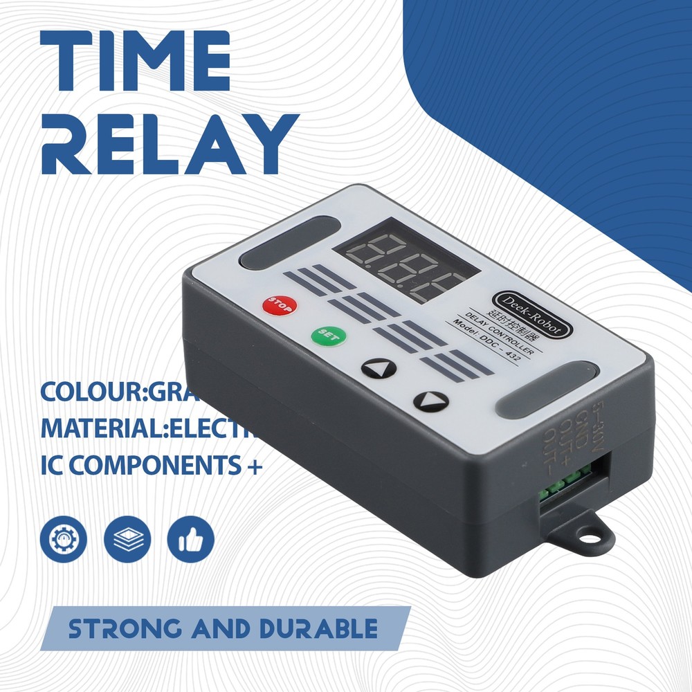 DDC-432 Dual MOS LED Digital Delay Controller Time Delay Relay Trigger5610