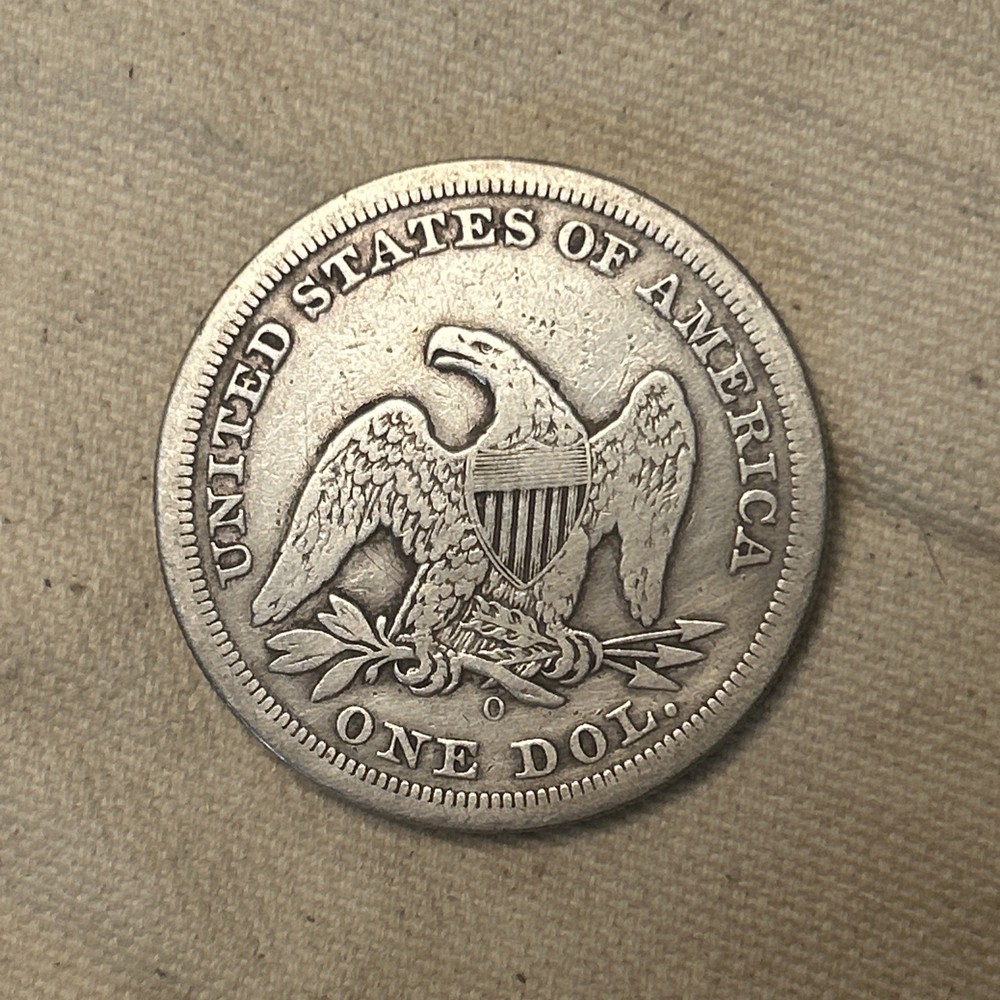 1846 O SEATED LIBERTY SILVER DOLLAR