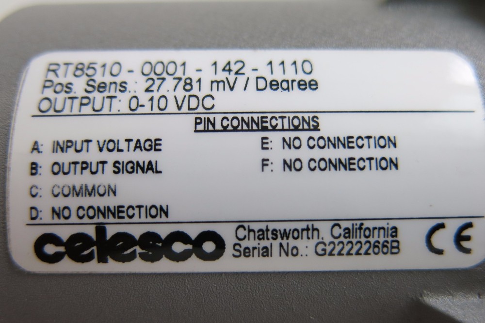 Celesco RT8510-0001-142-1110 ENCODER, NEW