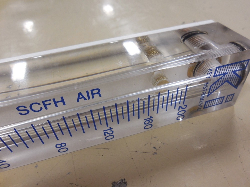 Key Instruments SCFH Air Flow Meter Used Q4