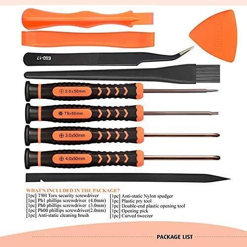 TR9 Torx Security Phillips Screwdriver Set cleaning Repairing PS4 PS5 Controller