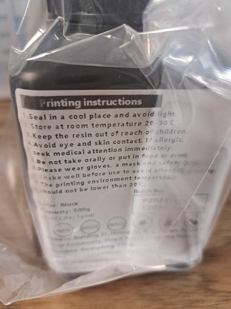 Makercubic 3d Printer Resin Black