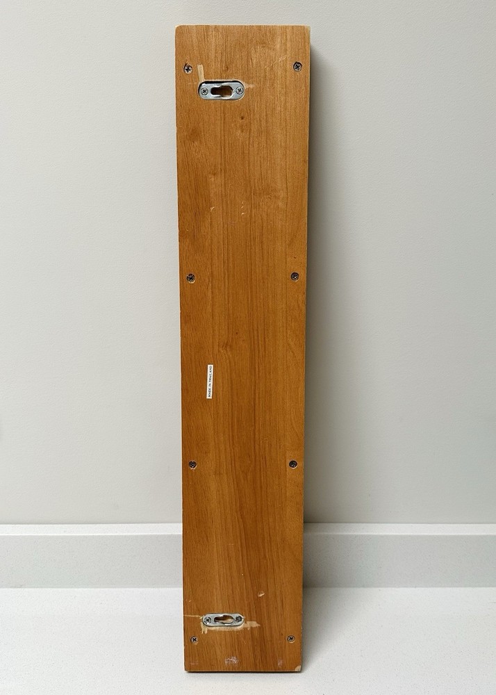 Solid Wood Moveable Minimalistic Wall Coat Hangers Rack