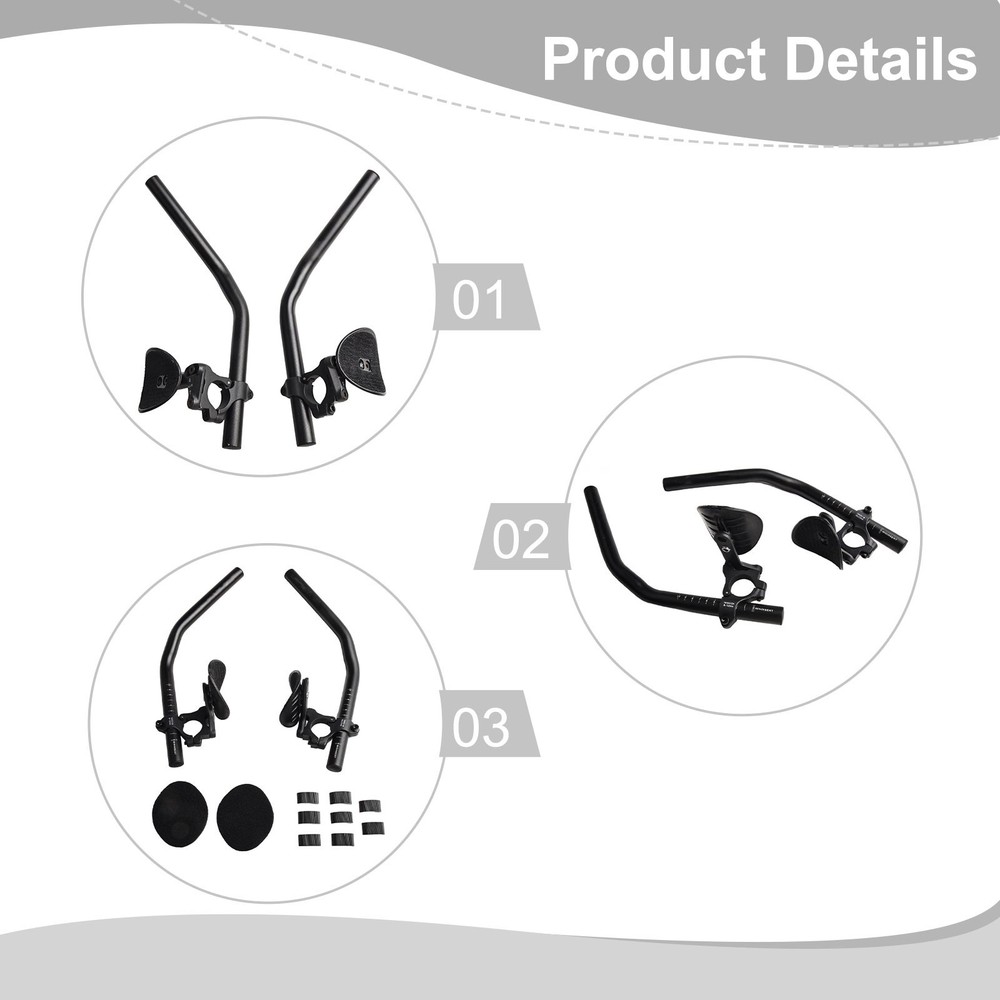 Adjustable Split Aerobars for Improved Performance Lightweight and Comfortable