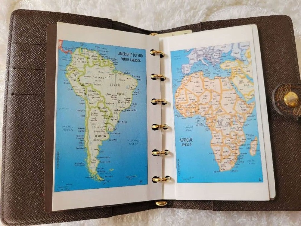 Used Louis Vuitton Damier notebook cover