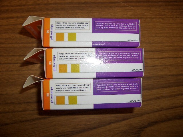 3 Boxes pHresh-Strips pH test 80 Super Sensitive Strips in ea. pHresh Products