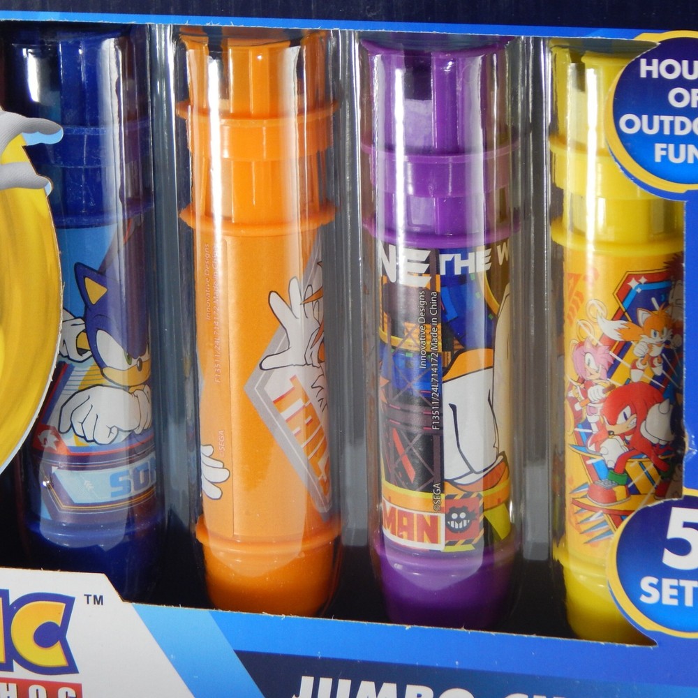 Sonic The Hedgehog Jumbo Chalk Set