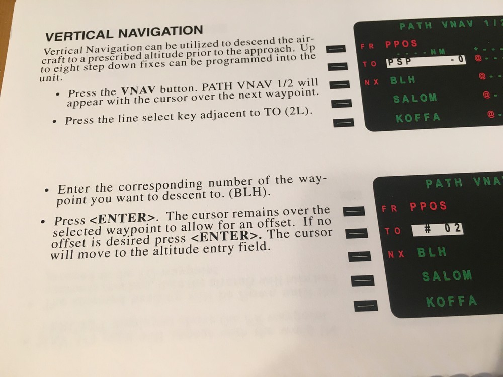 Universal Avionics UNS-1 Quick Start Guide