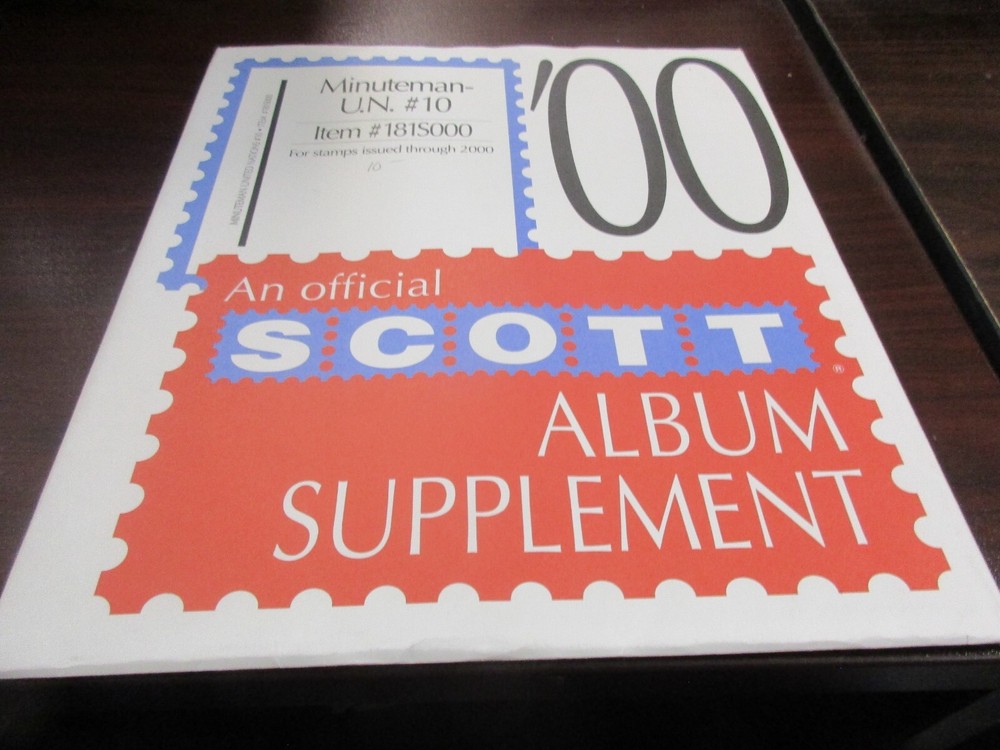 THE SCOTT THE SCOTT  ALBUM SUPPLEMENT MINUTEMAN-U.N. #10  W/FREE SHIPPING!!