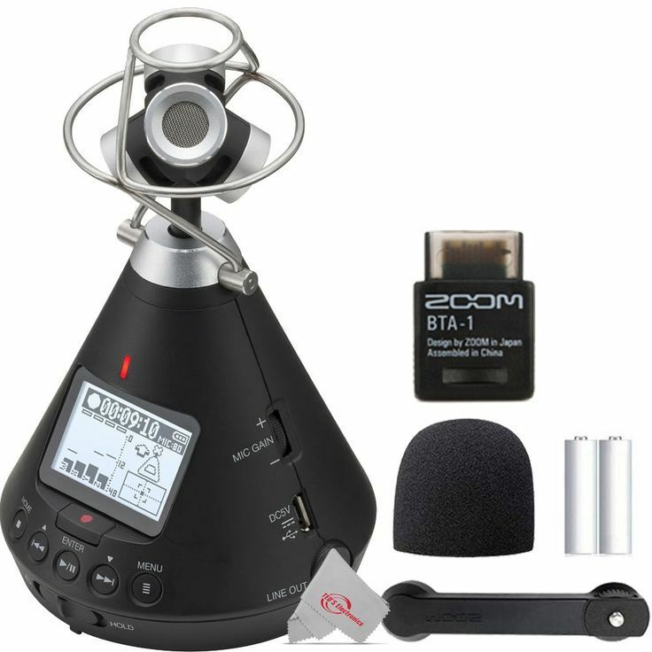 Zoom H3 VR Handy Audio Recorder w/ Ambisonics Mic Array + Bluetooth Adaptor