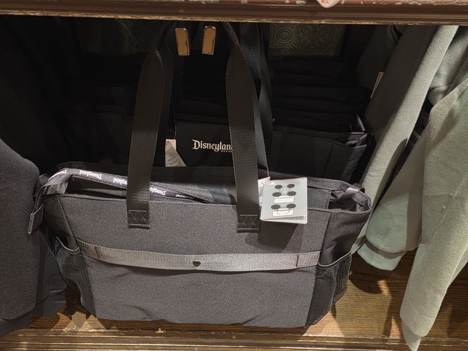 Disneyland - Black Long Tote Bag (New for 2026, with tags)